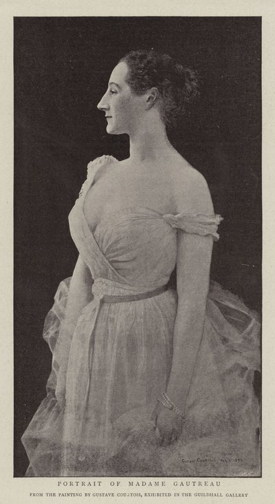 صورة مدام جوتريو بواسطة جوستاف كلود إتيان كورتوا